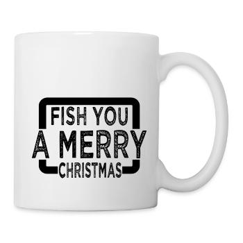 Fish Beach Dinosaur Tshirt Funny Gym Beach Holiday - Mug - white - Right
