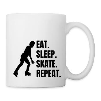 Roller Skating Inline Skating Skater Inline Skating Gift - Mug - white - Right