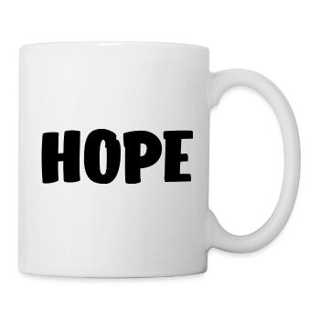 Hope - Tasse - Weiß - Rechts