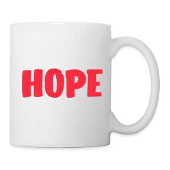 Hope - Tasse - Weiß - Rechts