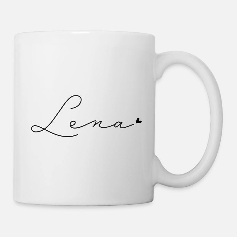 Name Lena - Tasse - Weiß
