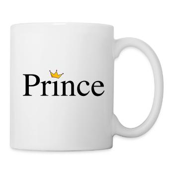 Prince with crown - Mug - white - Right