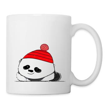 Paresseux Noël mignon drôle paresseux animal 01 - Mug blanc - blanc - Droite