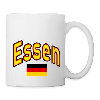 Drapeau d’Essen Allemagne - Mug blanc - blanc - Droite