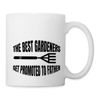 Garten Obstgarten Vater Gärtner Papa Hobbygärtner - Tasse - Weiß - Rechts