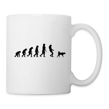 Dog Hund - Tasse - Weiß - Rechts