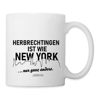 Herbrechtingen ist wie New York - Tasse - Weiß - Rechts