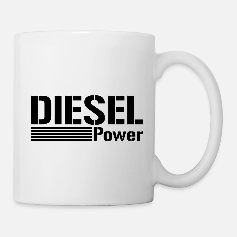 Diesel Power | Farbe änderbar - Tasse - Weiß