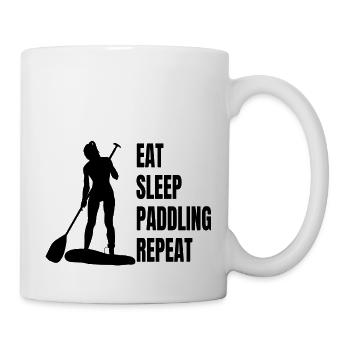 Stand-up paddler Stand up paddle Stand-up paddle Surf - Mug blanc - blanc - Droite