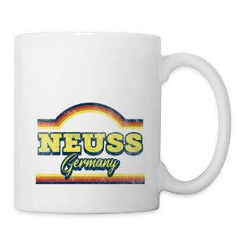 Neuss Allemagne City Font Vintage Rétro - Mug blanc - blanc - Droite