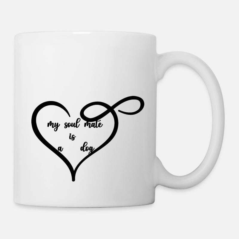 Mon âme sœur est un chien - Mug blanc - blanc