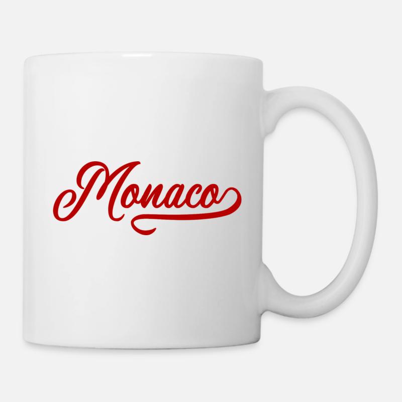 Monaco vintage - Mug blanc - blanc
