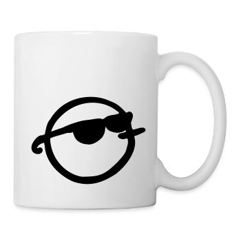 Sunglasses man - Mug blanc - blanc - Droite