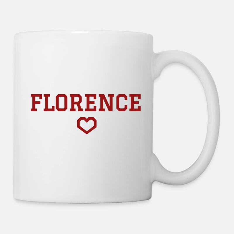 Florence cœur - Mug blanc - blanc