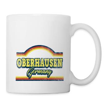 Oberhausen Allemagne City Font Vintage Retro - Mug blanc - blanc - Droite