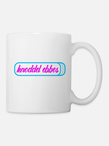 knoddel ebbes pink - Tasse - Weiß