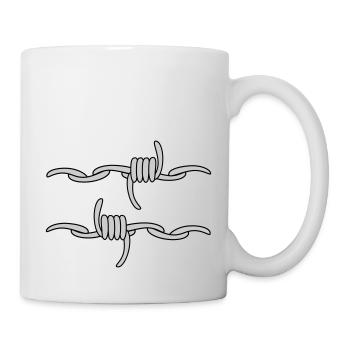 Barbed wire - Mug - white - Right