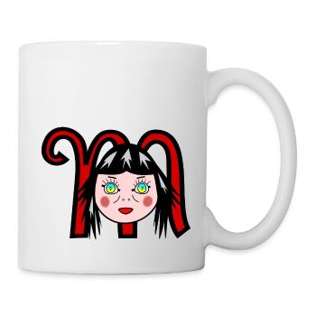 Manga Girl - Tasse - Weiß - Rechts