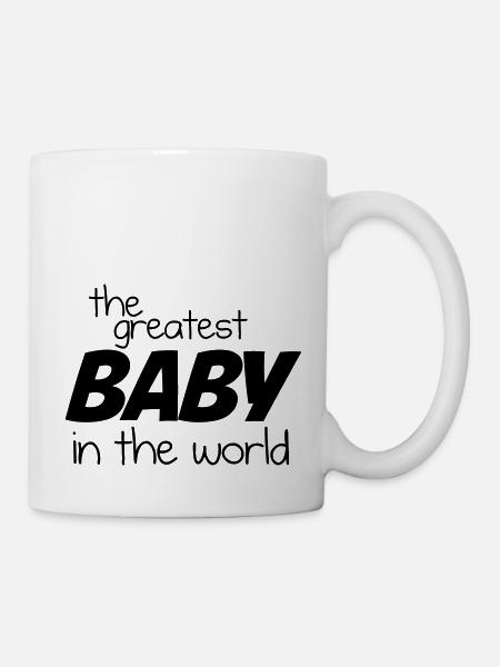 Le plus grand bébé du monde - Noir - Mug blanc - blanc