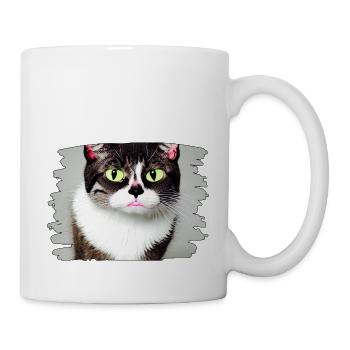 Cracy cat5 - Tasse - Weiß - Rechts