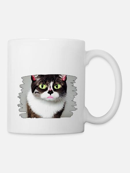 Cracy cat5 - Tasse - Weiß