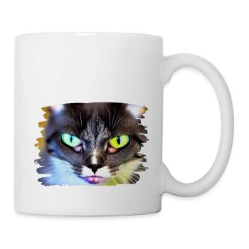 Cracy cat 2 - Tasse - Weiß - Rechts