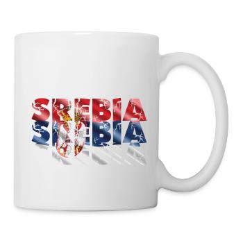 Serbia - Tasse - Weiß - Rechts