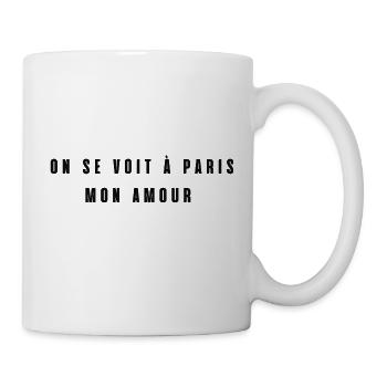 On se voit à Paris mon amour - Mug blanc - blanc - Droite