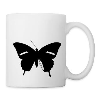 Butterfly Nature Butterflies Vector 9 - Mug - white - Right
