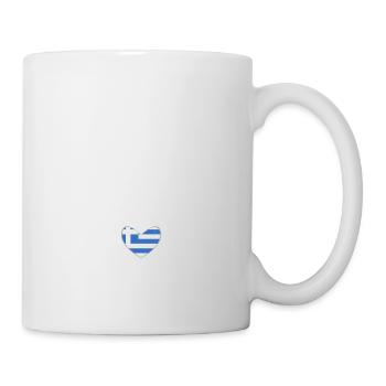 Griechisches Korfu - Tasse - Weiß - Rechts