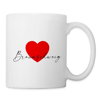 I love Braunschweig - Tasse - Weiß - Rechts