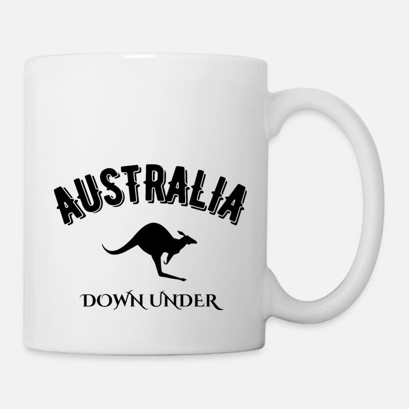Australien Down Under - Tasse - Weiß