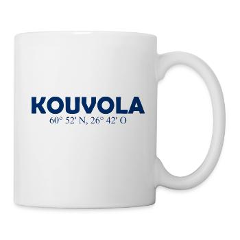 Kouvola - Finland - Coordinates Longitude Latitude - Tasse - Weiß - Rechts