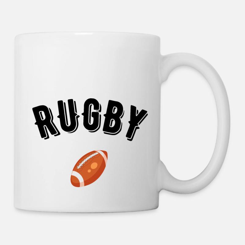 rugby - Mug blanc - blanc