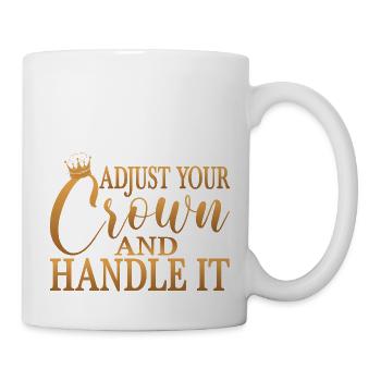 Ajustez votre couronne et manipulez-la 5 - Mug blanc - blanc - Droite