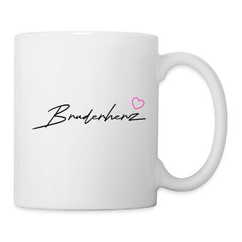 Bruderherz Geschenk in Black - Tasse - Weiß - Rechts