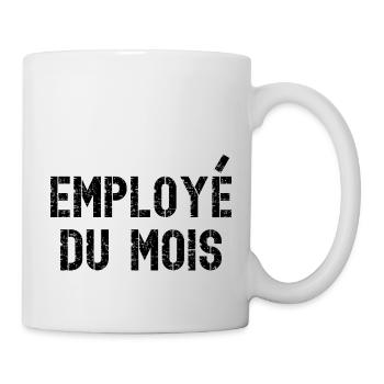 employé du mois - Mug blanc - blanc - Droite