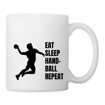 Handball Handballer Handballteam Handballspieler - Tasse - Weiß - Rechts