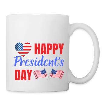 Bonne fête du président - Mug blanc - blanc - Droite