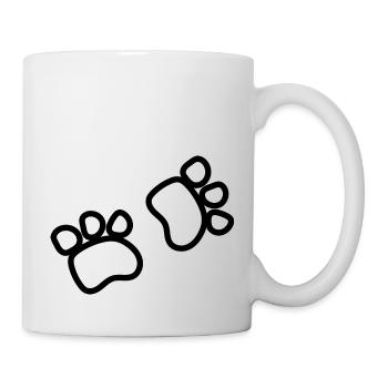 CHIEN CHAT ANIMAL DE COMPAGNIE - Mug blanc - blanc - Droite