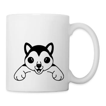 CHIEN CHAT ANIMAL DE COMPAGNIE - Mug blanc - blanc - Droite