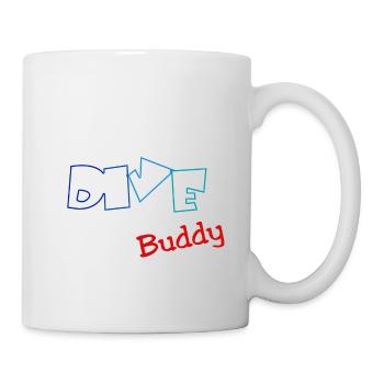 Diver Dive Buddy Scuba - Tasse - Weiß - Rechts