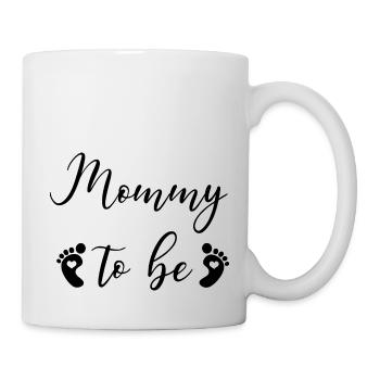 Schwangerschaft Babyparty Babyshower Boy Girl - Tasse - Weiß - Rechts