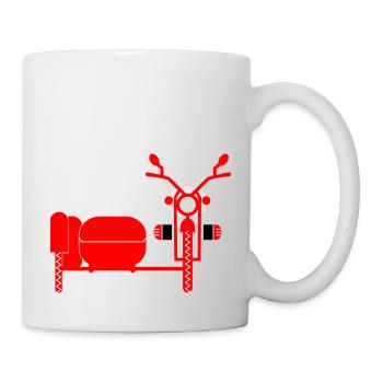 Marathon Triathlon Running Jogging Biking Cycling - Mug - white - Right