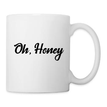 Oh, Schatz - Tasse - Weiß - Rechts