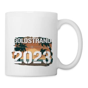 Goldstrand 2023 - Tasse - Weiß - Rechts
