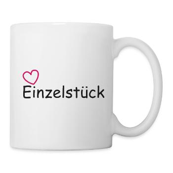 Einzelstück - Tasse - Weiß - Rechts