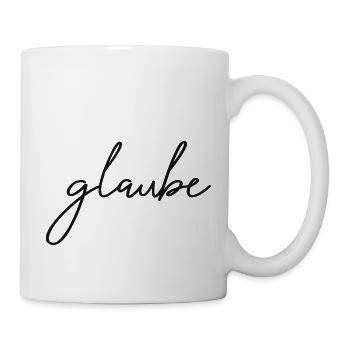 glaube - an dich - Tasse - Weiß - Rechts