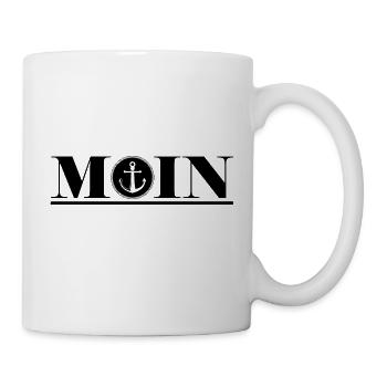 Moin - Tasse - Weiß - Rechts