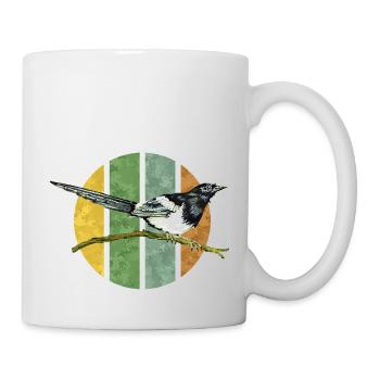 Vogel - Tasse - Weiß - Rechts